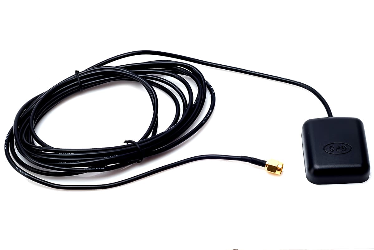 Antena GPS z magnesem wtyk SMA kabel 3m np. do Alpine, Motorola, Navman, Kruger & Matz, Vordon, Peyjing
