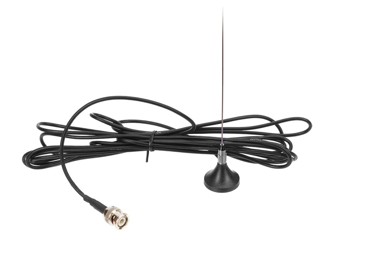 Radiora VHF MINI 50cm antena samochodowa do skanerów, SDR, krótkofalówek 136-174MHz wtyk BNC np. Uniden