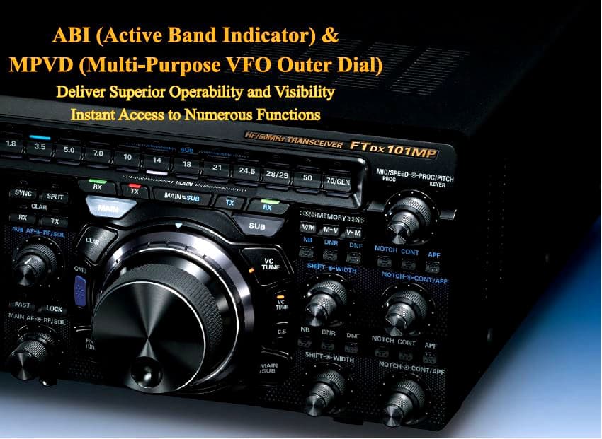 YAESU FT DX101D radiotelefon amatorski HF/6m/4m 100W, 2 VFO, SDR, HRDDS, 3 LATA GWARANCJI, CashBack 300€