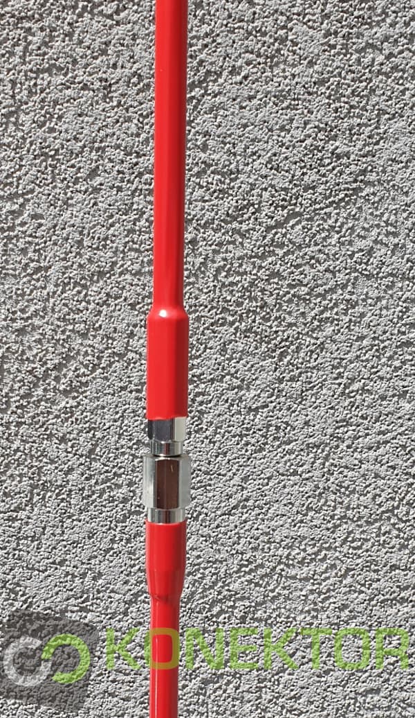 FireStik SR9-2PC RED flaga bezpieczeństwa + maszt 270cm (chorągiewka) np. do quada, roweru, buggy, terenówki, skutera itd. (maszt offroad)