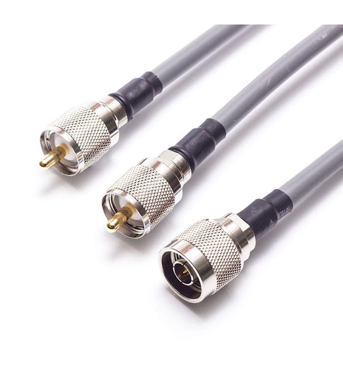 Triplexer Komunica MX-2000 1.6-60MHz/110-170MHz/350-570MHz + okablowanie z wtykami PL-259+N (triplekser)