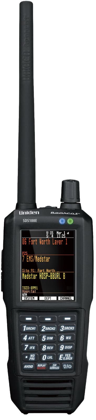 Skaner radiowy UNIDEN SDS100E + ODBLOKOWANE DMR, NXDN, dPMR - cyfrowy odbiornik szerokopasmowy