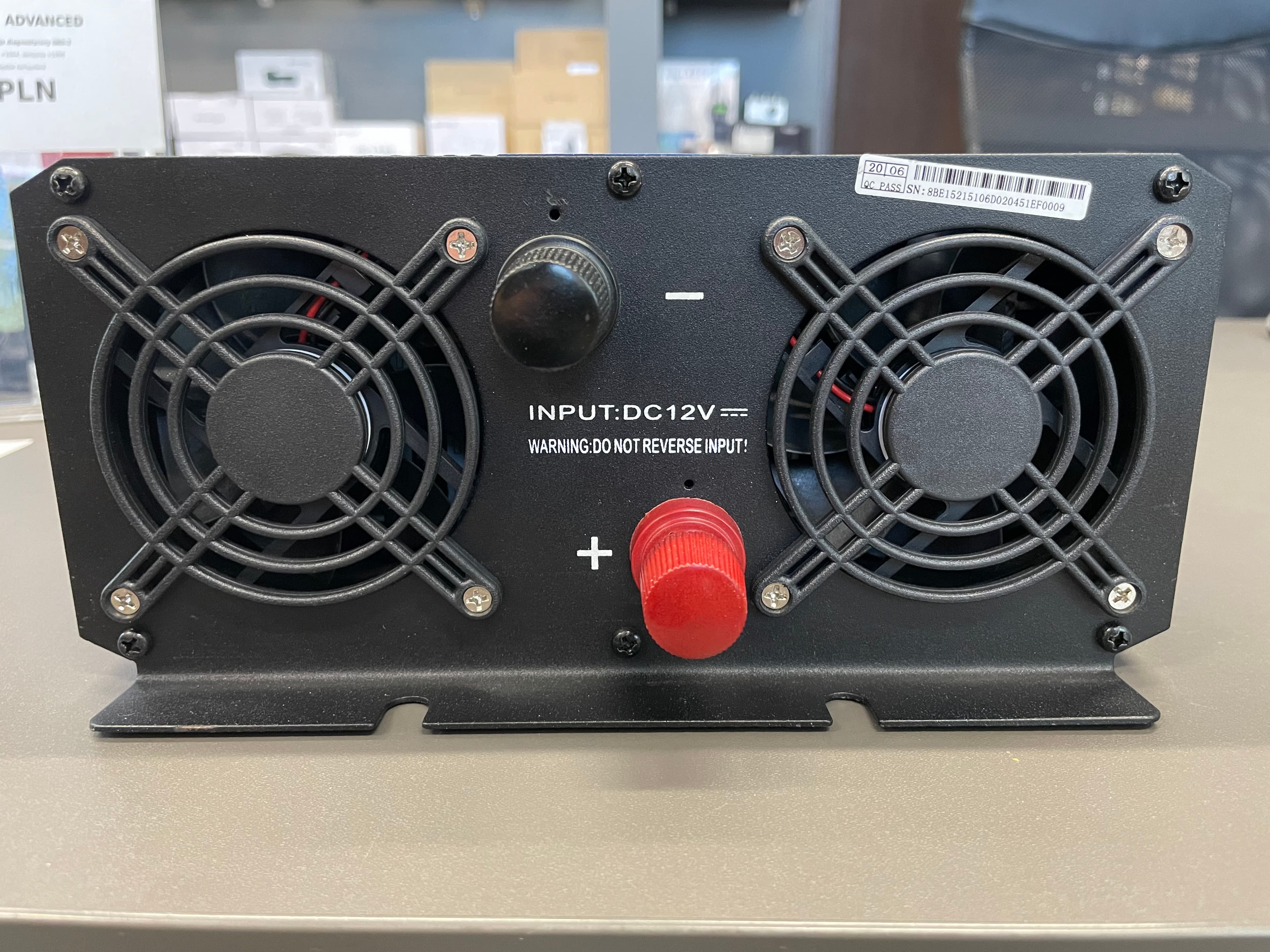 AZO IPS-3000-S SINUS PRZETWORNICA NAPIĘCIA Z PILOTEM 12V/230V 3000W z miękkim startem np. POMPY LODÓWKI - 3 lata gwarancji