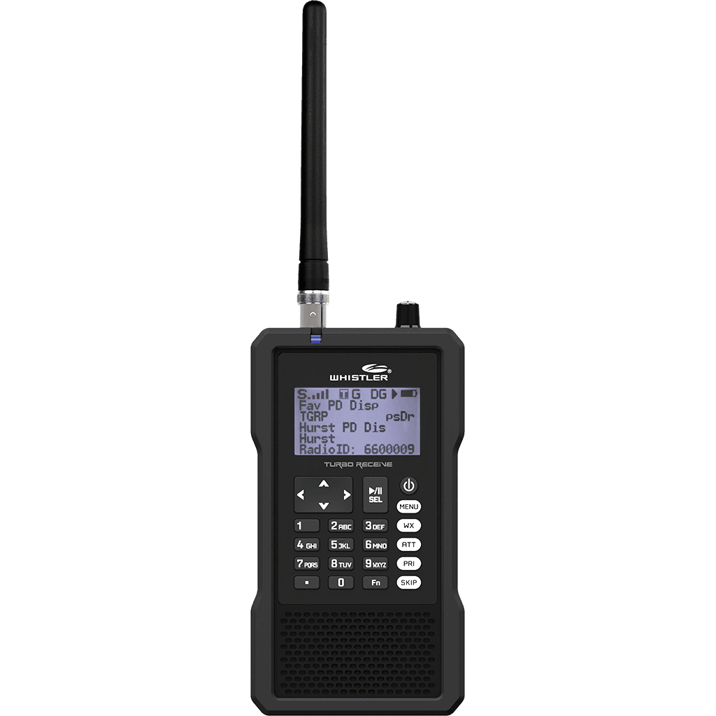 Skaner radiowy WHISTLER TRX-1 ręczny cyfrowy odbiornik szerokopasmowy 25-1300MHz, nagrywanie na kartę microSD (odbiór DMR MOTOTRBO Motorola, NXDN)