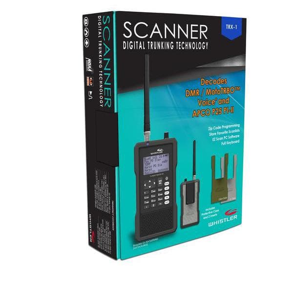 Skaner radiowy WHISTLER TRX-1 ręczny cyfrowy odbiornik szerokopasmowy 25-1300MHz, nagrywanie na kartę microSD (odbiór DMR MOTOTRBO Motorola, NXDN)