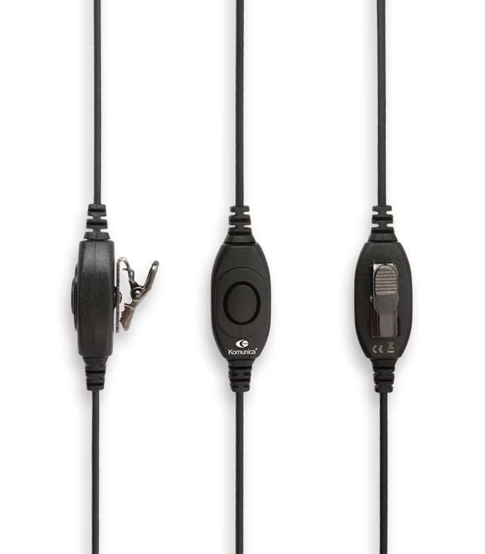 Komunica PGM-20-K wygodny zestaw słuchawkowy 2-pin Baofeng Kenwood Wouxun HYT Midland Intek itp.
