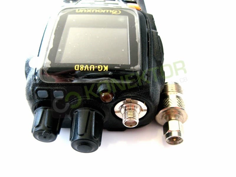 Adapter przejściówka SMA-M (męskie) / N np. do Baofeng UV-3R, Wouxun KG-UV8D, KG-UV9D, SDRPlay, NanoVNA itp.