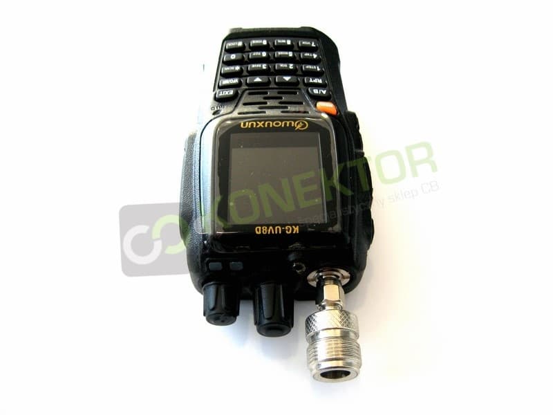 Adapter przejściówka SMA-M (męskie) / N np. do Baofeng UV-3R, Wouxun KG-UV8D, KG-UV9D, SDRPlay, NanoVNA itp.