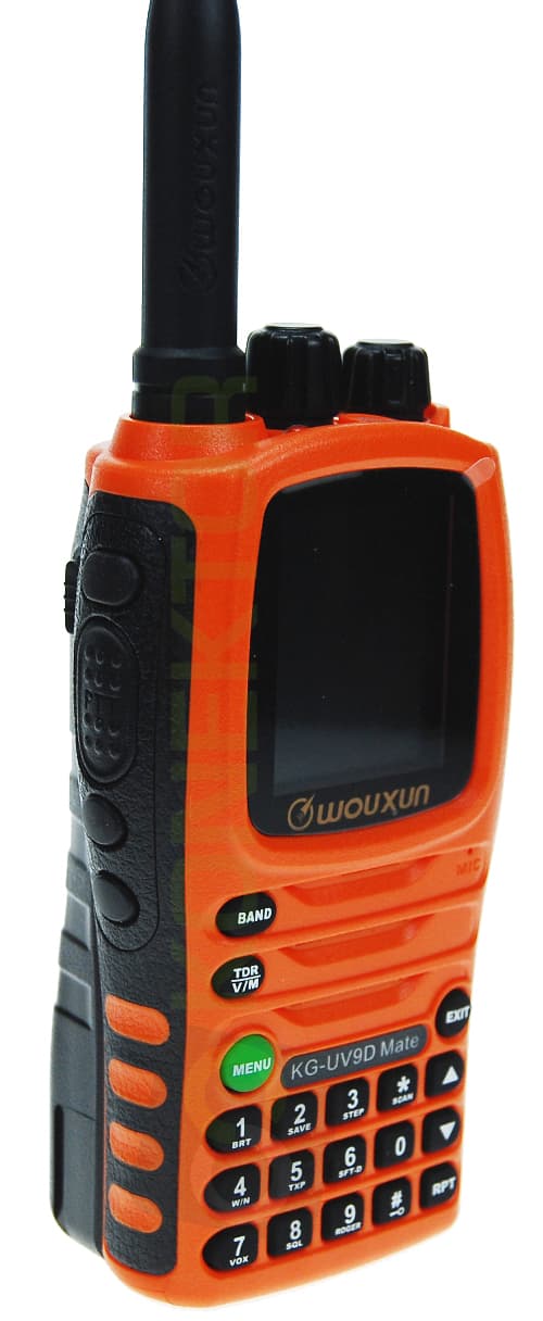 Wouxun KG-UV9D MATE 10W radiostacja przenośna VHF/UHF + odbiornik 7-pasmowy (radio i skaner w jednym urządzeniu)