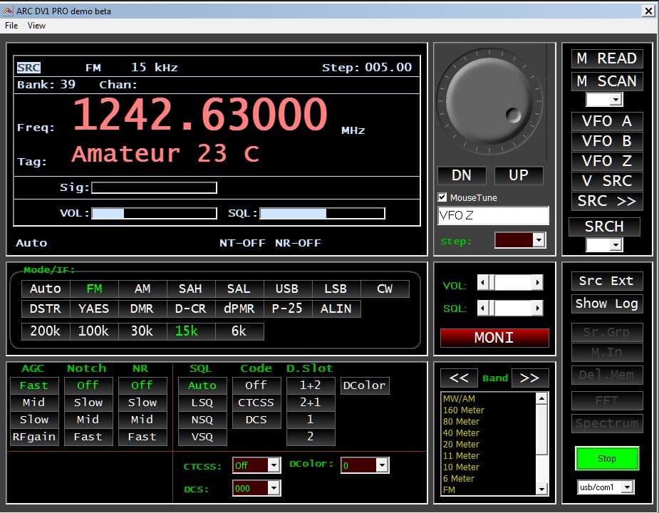 BUTEL ARC-DV1 PRO oprogramowanie do skanera AOR AR-DV1