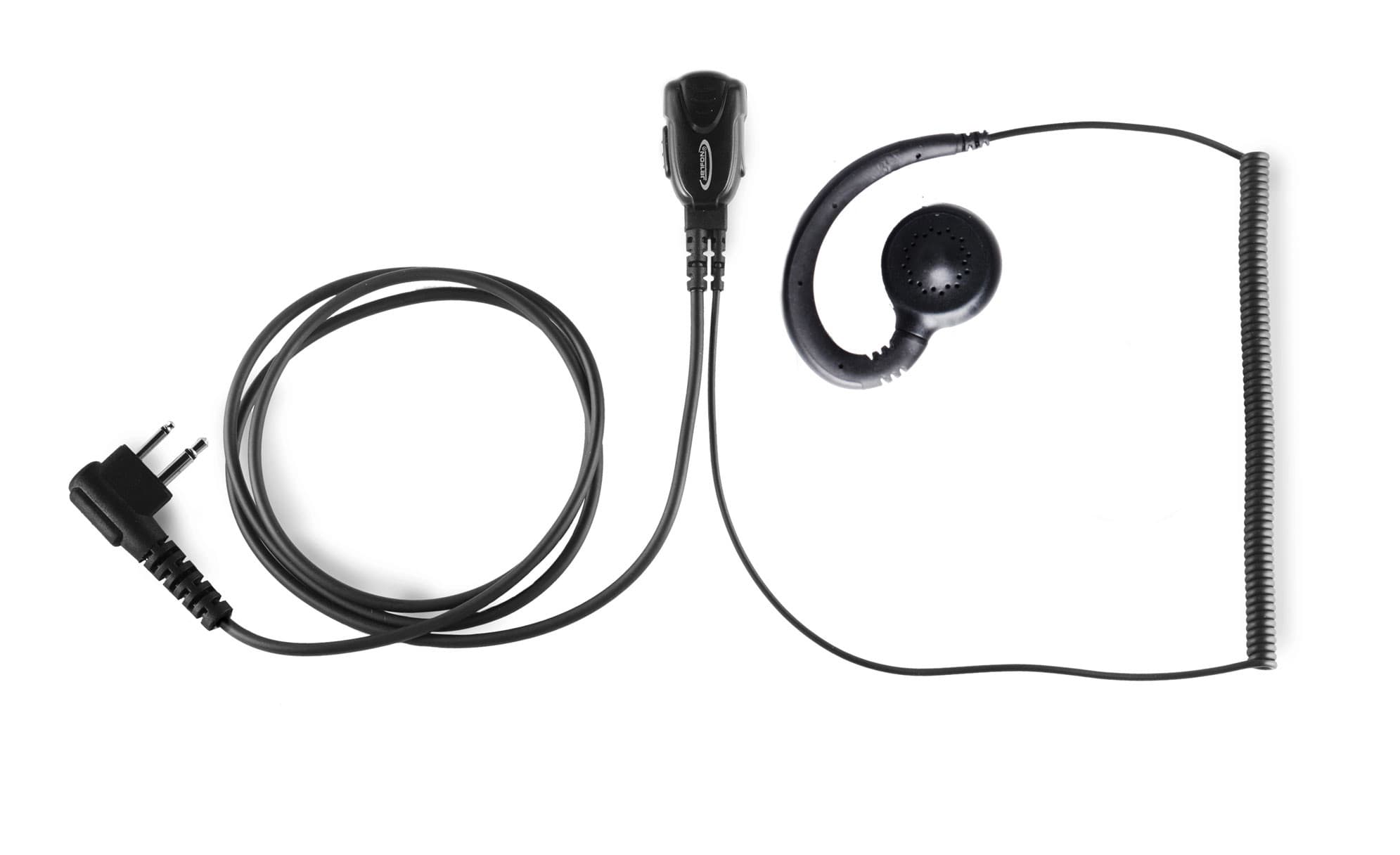 Jetfon JR-1703 PRO EC mikrofonosłuchawka higieniczna z zausznikiem / 2-pin Motorola / HYT / Yaesu