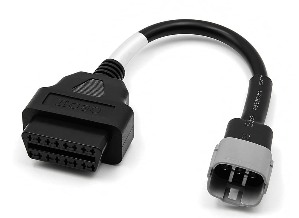 Kabel adapter do motocykli Suzuki 6-pin / OBD-2 - przejściówka do interfejsów diagnostycznych