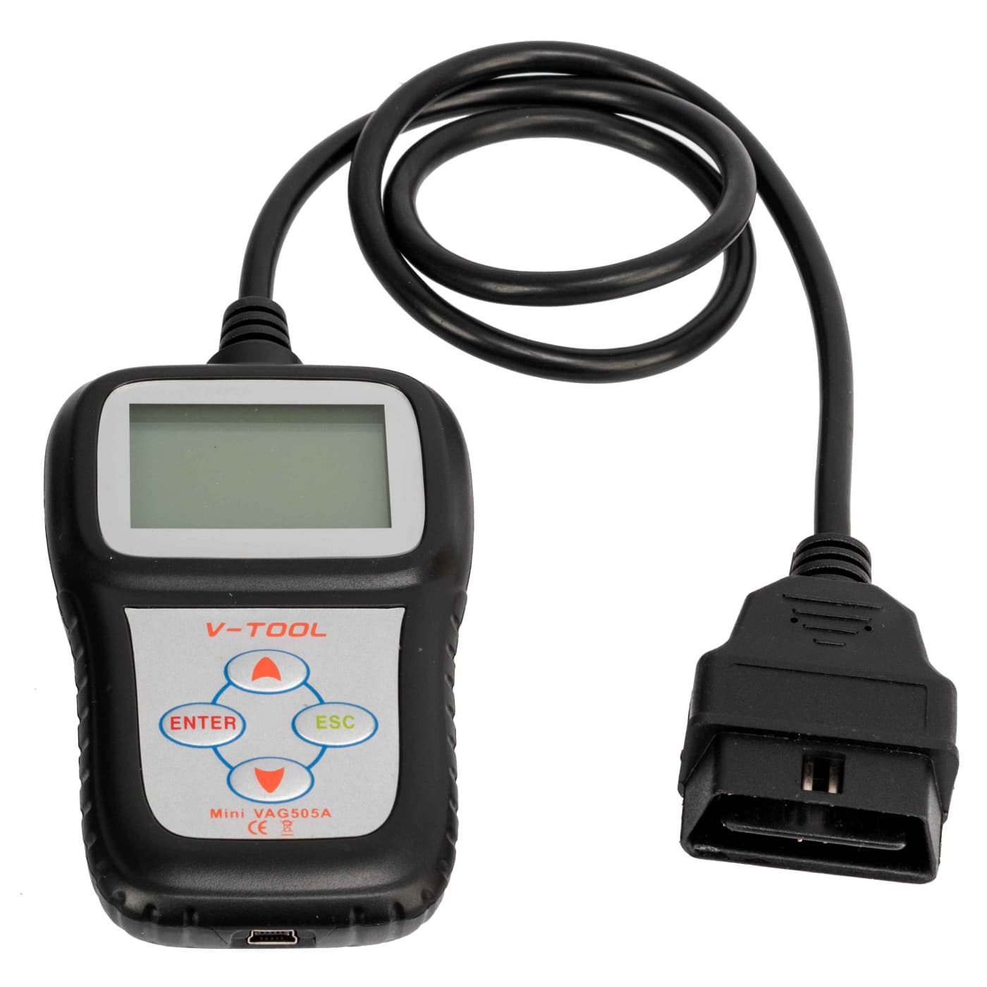 MINI VAG 505A POLSKIE MENU skaner diagnostyczny OBD-II do Volkswagen Audi Seat Skoda - odczyt/kasowanie błędów, zaciski hamulcowe, adaptacje - Łódź, Zbąszyńska 2