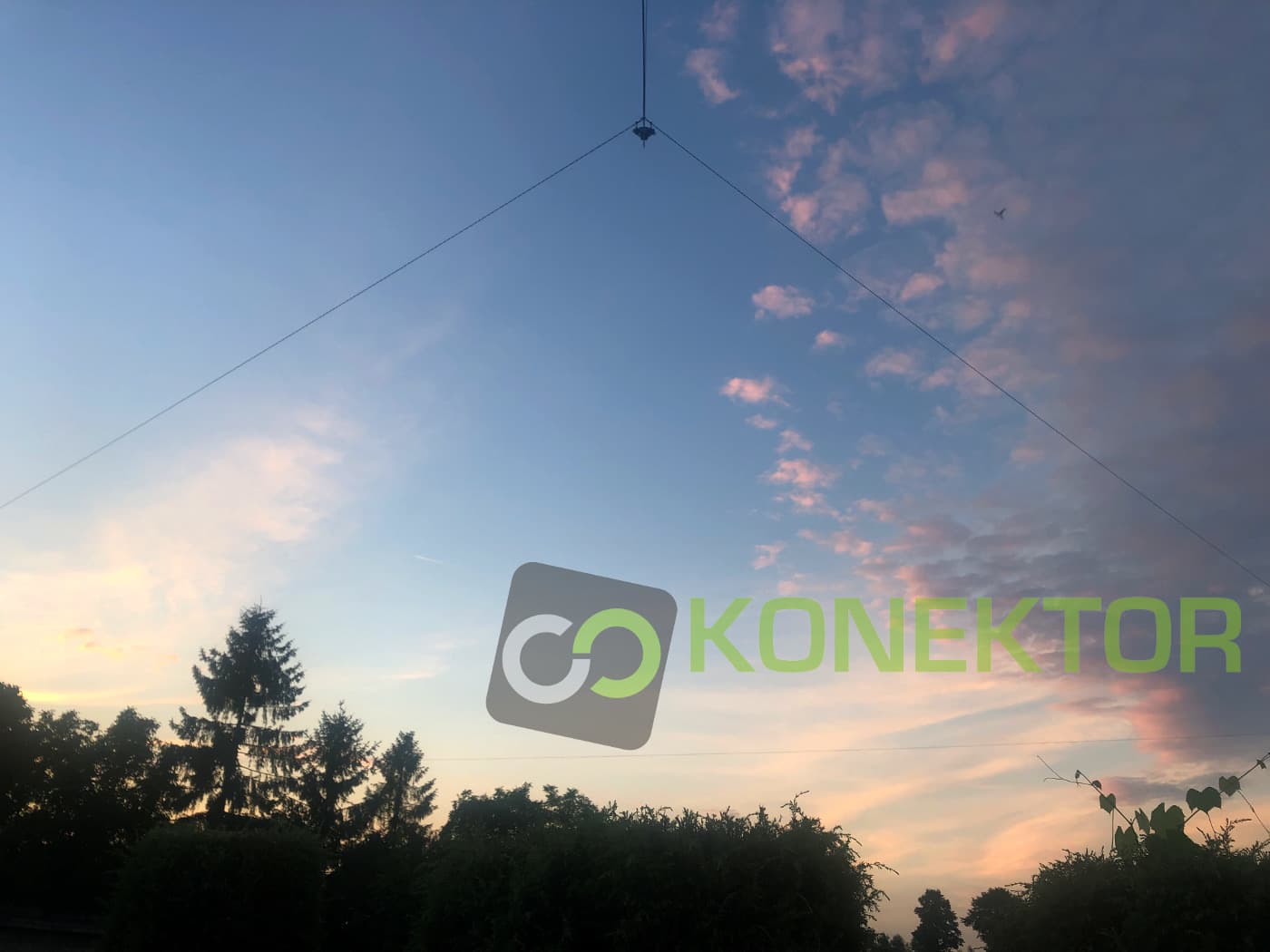 RADIORA DELTA wg SP7LA antena wielopasmowa 80-10m / 150W antena KF linkowa