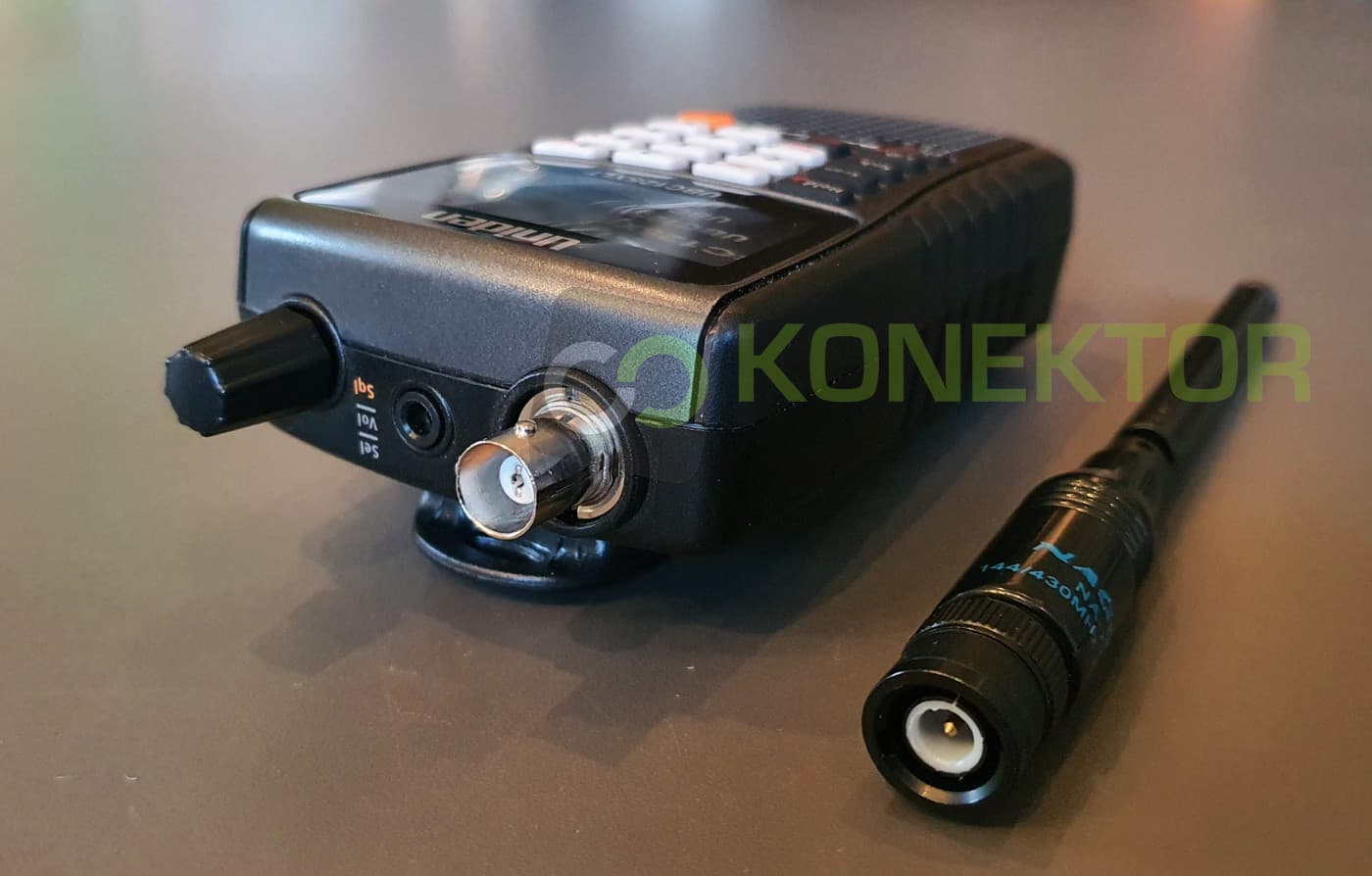 Nagoya NA-774 BNC 13-42cm teleskopowa antena VHF/UHF np. do skaner Uniden, SDR
