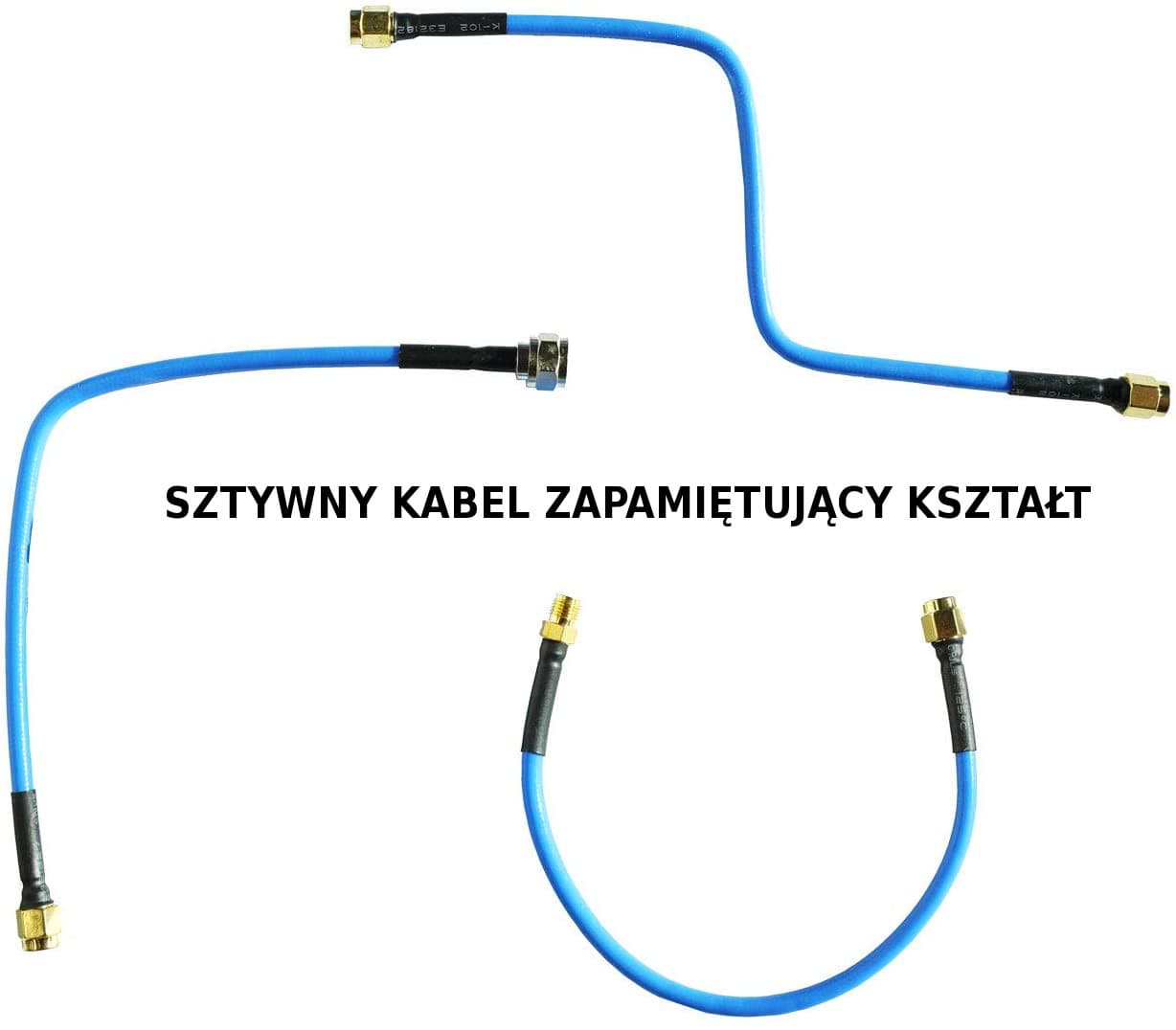 Zestaw różnych adapterów SMA 10szt. sztywny kabel z pamięcią kształtu - do odbiorników SDR, skanerów, TYT, Wouxun - RTL-SDR