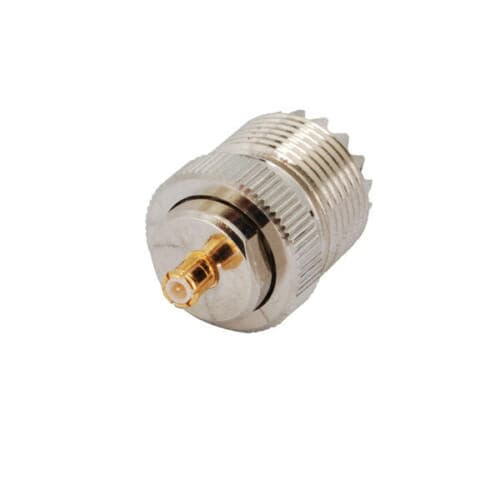 Adapter przejściówka UHF/MCX-M (gniazdo SO-239 - wtyk MCX) np. do tunerów RTL2832U DVBT i anten z wtykiem UC-1