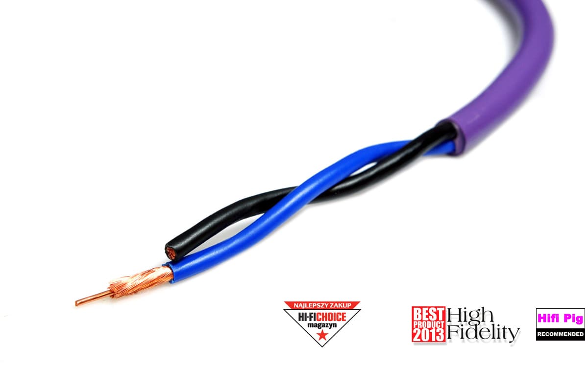 Kabel głośnikowy 2x 4mm2 Melodika Purple Rain MDC2400 OFC klasy 4N BASS CORE