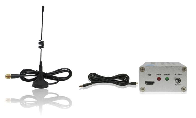 N300U V2 RTL-SDR RTL2832U odbiornik SDR szerokopasmowy z upconverterem 0.1-1700MHz + antena TV DVB-T i kabel USB 25cm