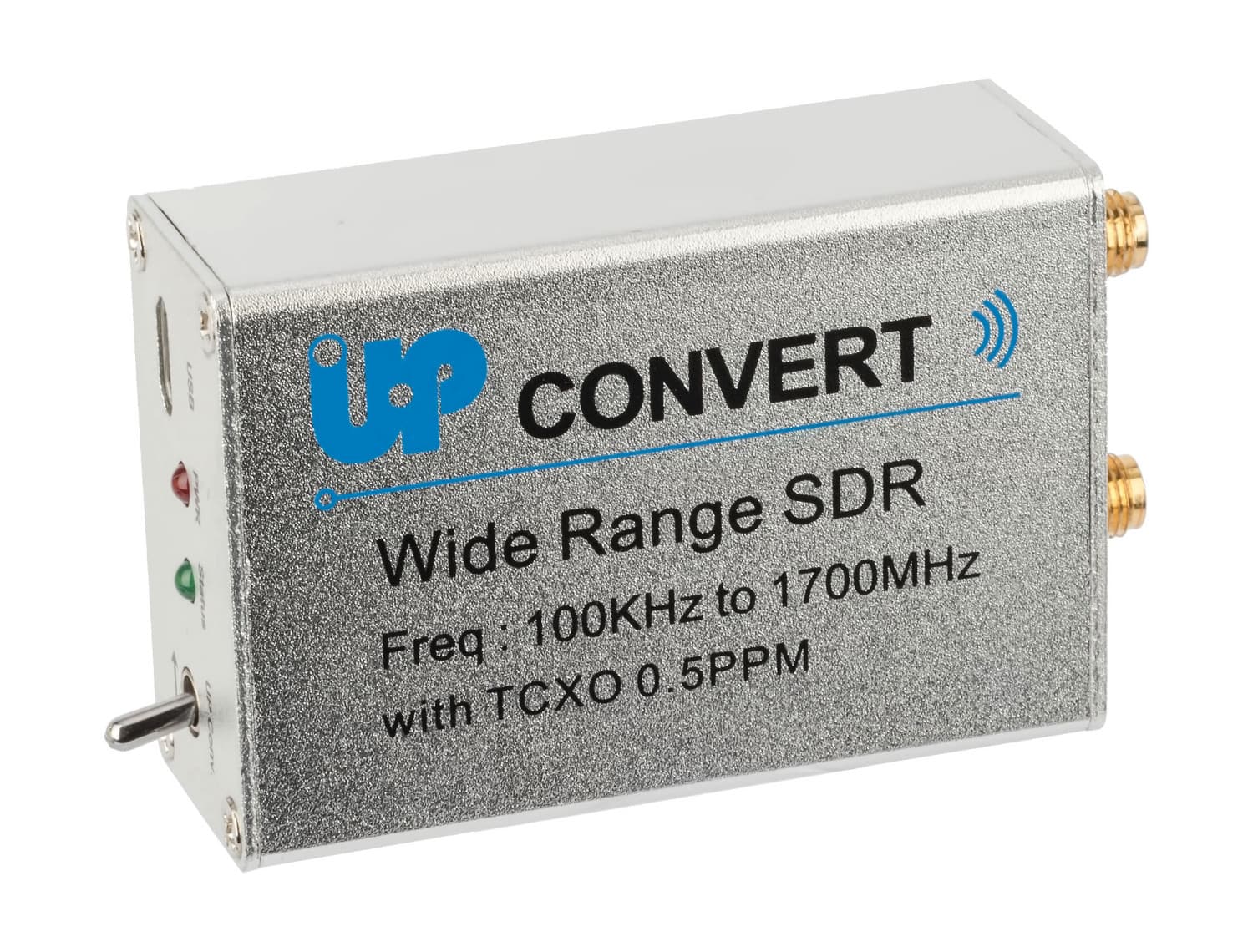 N300U V2 RTL-SDR RTL2832U odbiornik SDR szerokopasmowy z upconverterem 0.1-1700MHz + antena TV DVB-T i kabel USB 25cm