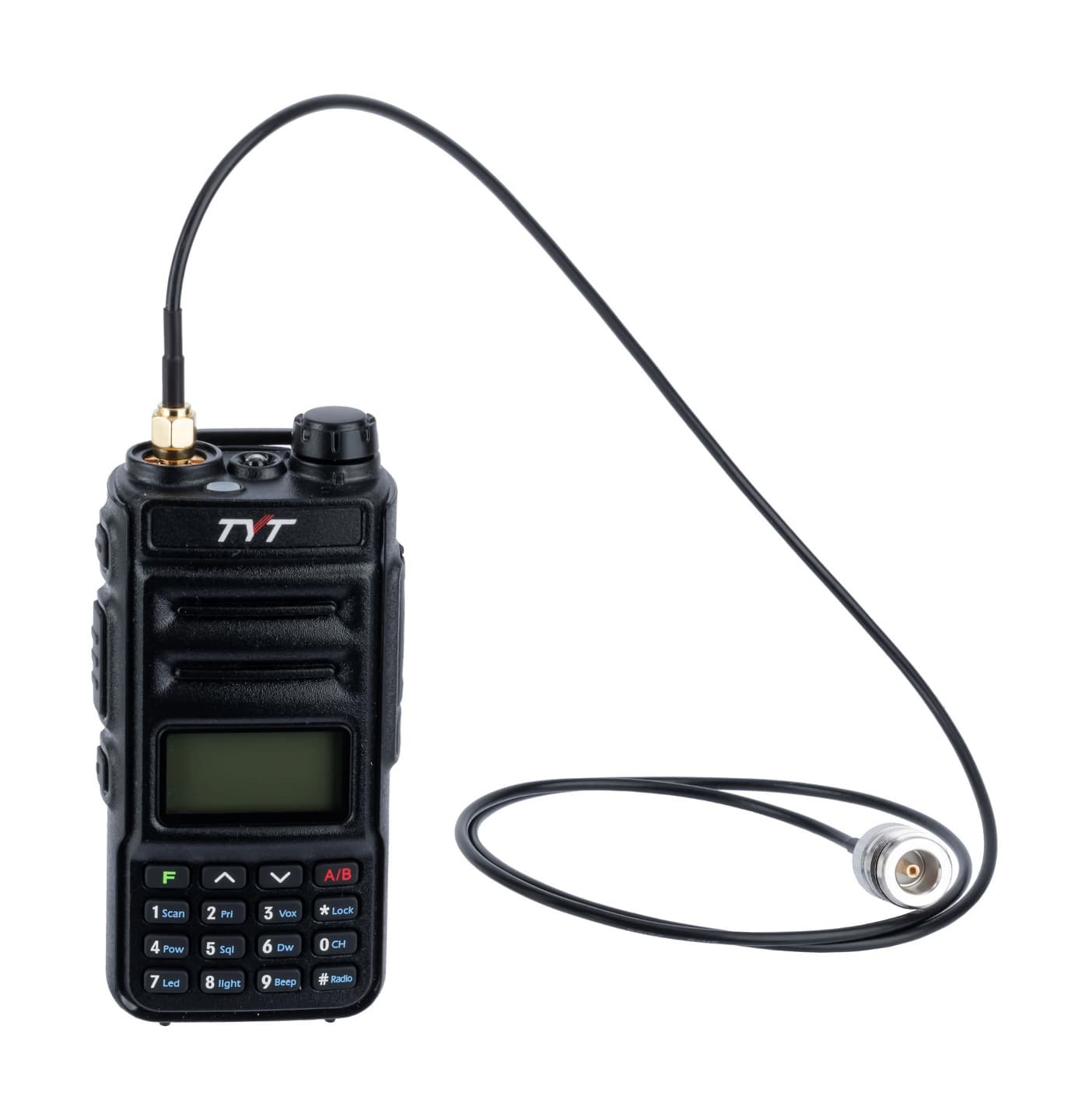 Adapter na kablu 100cm przejściówka SMA-M (męskie) / N (żeńskie) do wtyku N np. do TYT, WOUXUN, RTL-SDR, SDRPlay, SDR - RADIORA PTFE/Gold