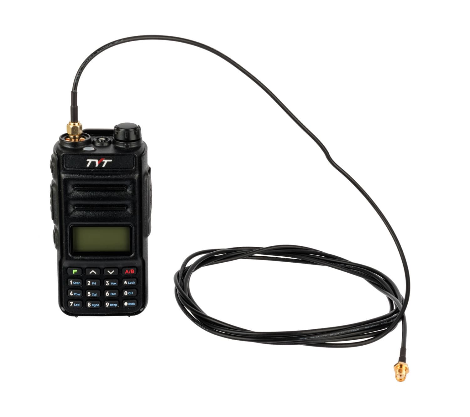 Przedłużacz 300cm wtyk SMA / gniazdo SMA cienki kabel RG-174 adapter - pigtail Radiora np. anten, Baofeng, Wouxun, Yaesu, Icom, TYT, RTL SDR itp.