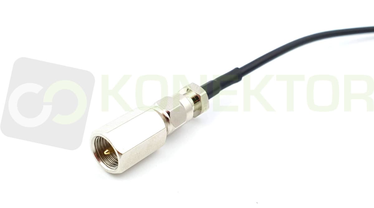 Adapter przejściówka SMA / FME (wtyk SMA męskie / wtyk FME)