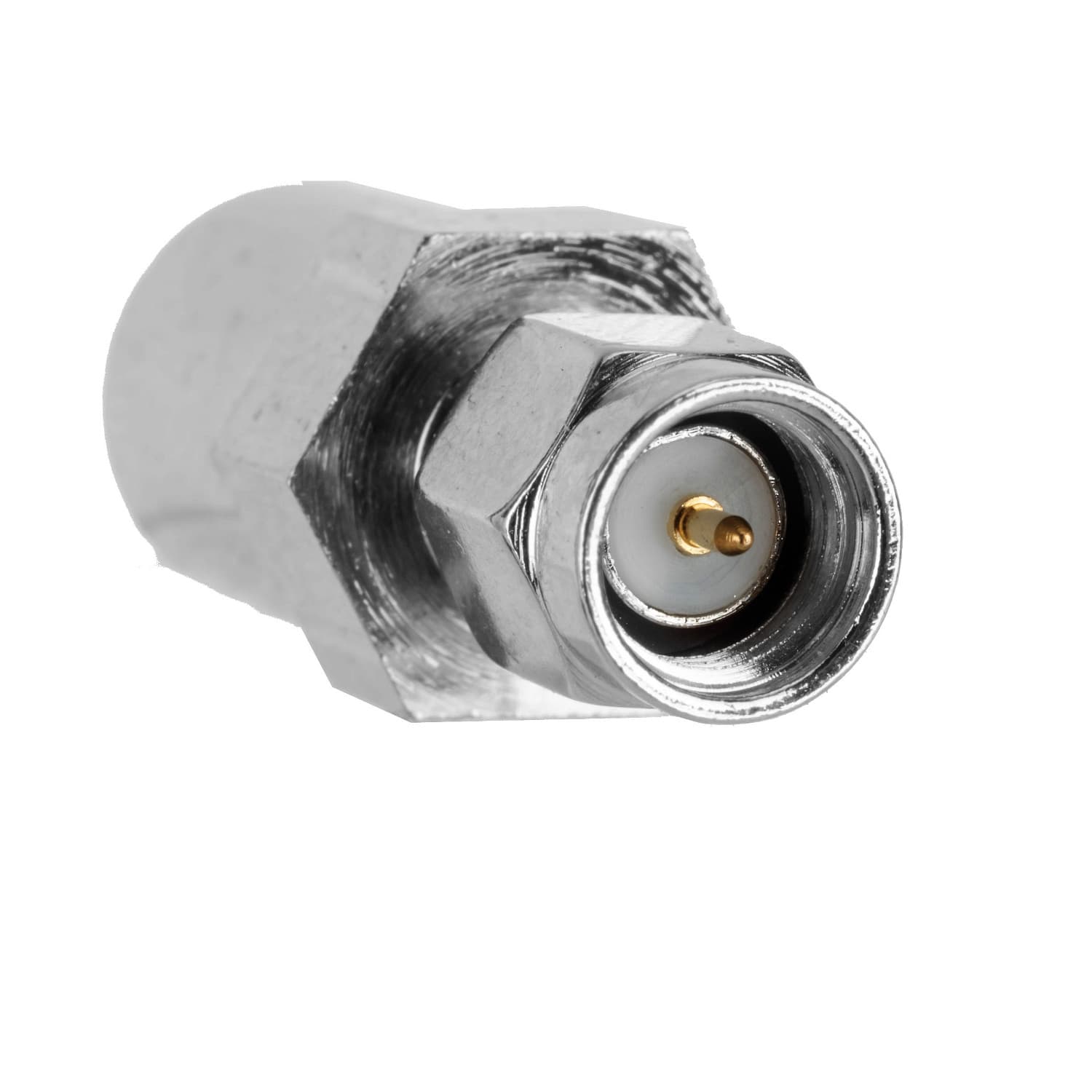 Adapter przejściówka SMA / FME (wtyk SMA męskie / wtyk FME)