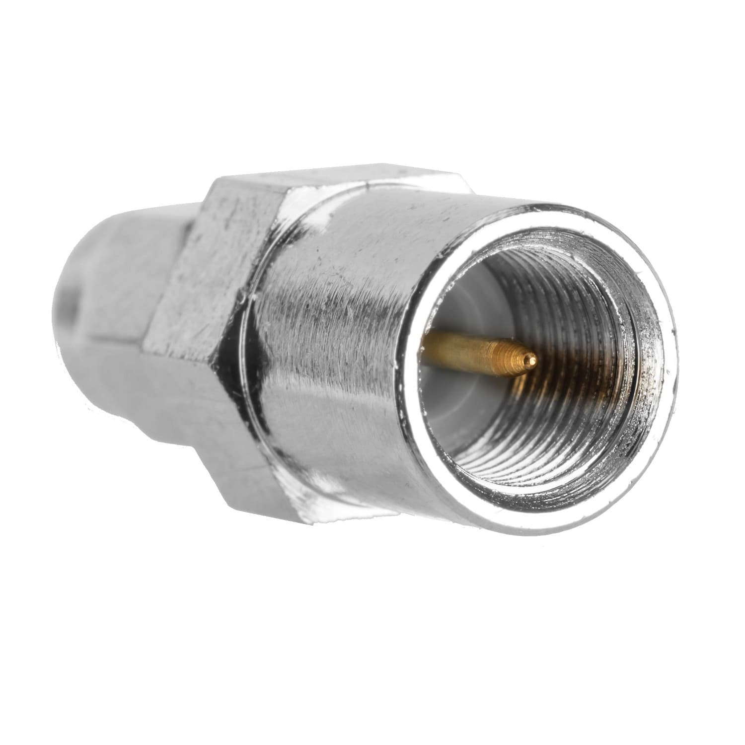 Adapter przejściówka SMA / FME (wtyk SMA męskie / wtyk FME)