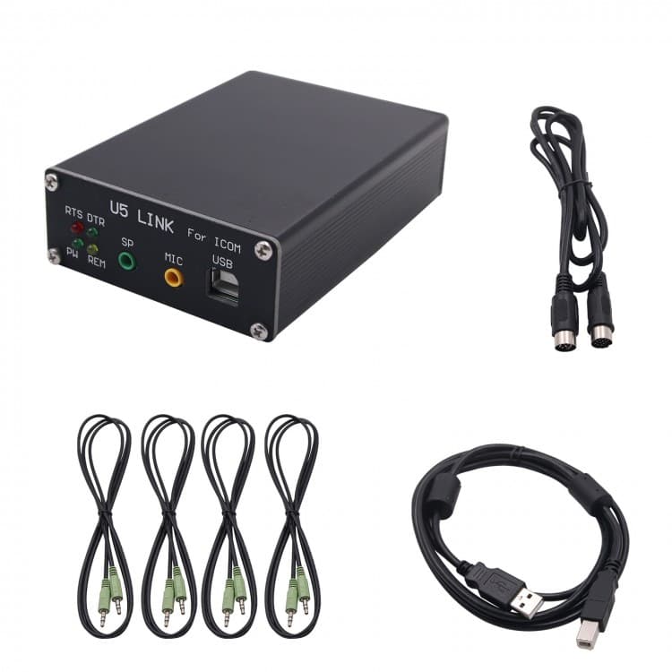 U5 LINK modem DIGI interfejs emisji cyfrowych oraz CW do Icom IC-703, IC-706, IC-706MK2, IC-706MK2G, IC-718, IC-78, IC-7000, IC-7200