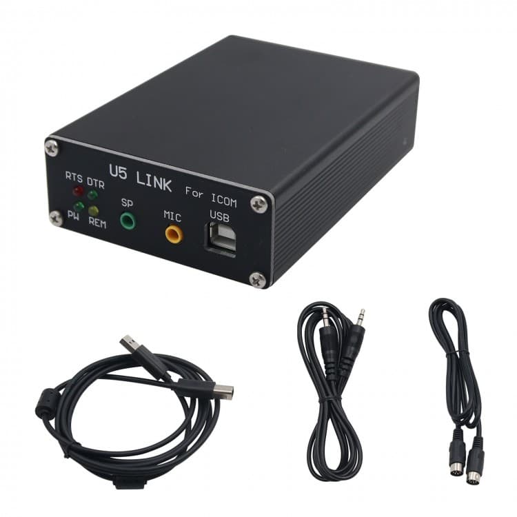 U5 LINK modem DIGI interfejs emisji cyfrowych oraz CW do Icom IC-707, IC-746, IC-756, IC-761, IC-7400, IC-7600, IC-7800 + inne