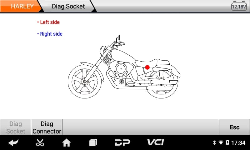 OBDSTAR iSCAN HARLEY-DAVIDSON interfejs diagnostyczny do motocykli Harley Davidson
