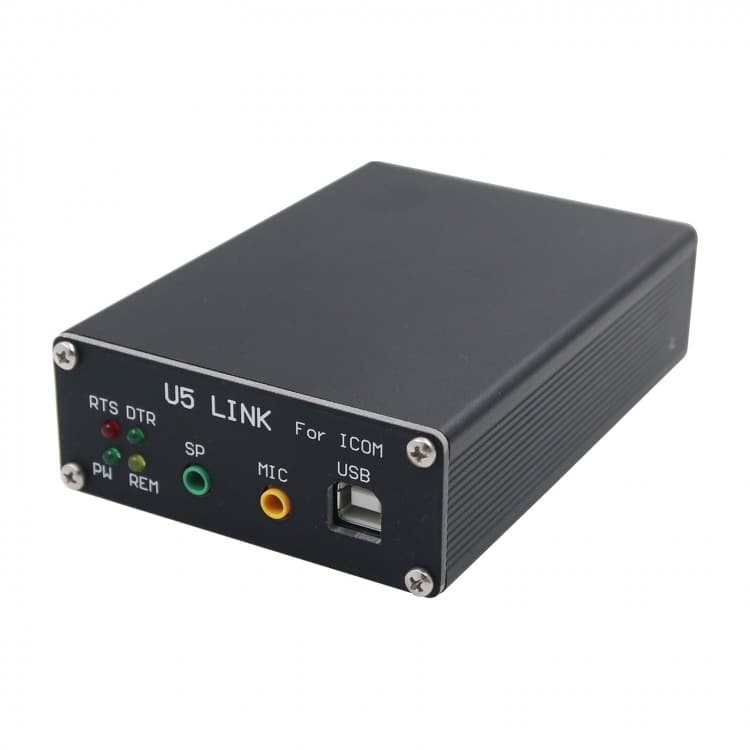 U5 LINK modem DIGI interfejs emisji cyfrowych oraz CW do Icom IC-707, IC-746, IC-756, IC-761, IC-7400, IC-7600, IC-7800 + inne