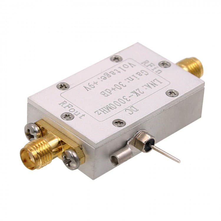 RF Low Noise Amplifier LNA wzmacniacz odbioru do odbiornika SDR / skanera 2kHz-3000MHz
