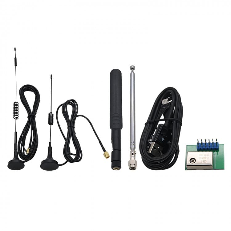 HackRF One + aluminiowa obudowa + 4 anteny - odbiornik nadajnik SDR RX/TX od 1 MHz do 6 GHz