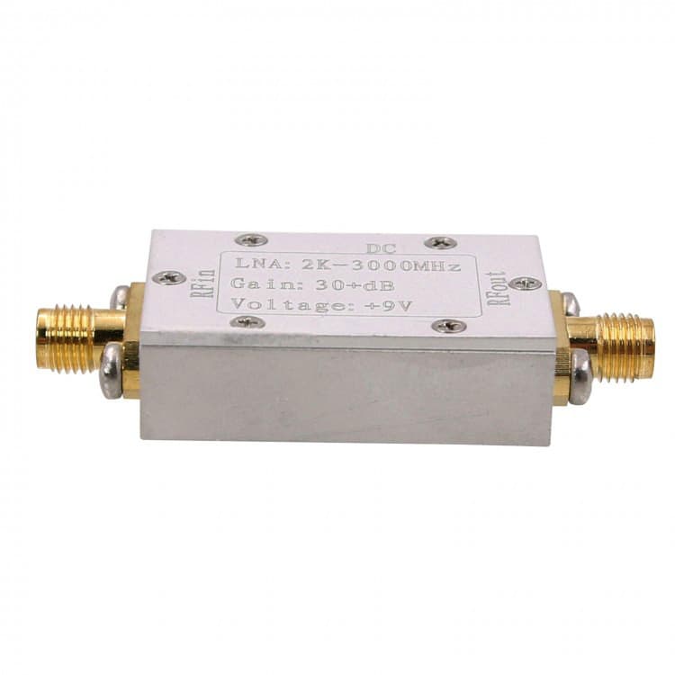 RF Low Noise Amplifier LNA wzmacniacz odbioru do odbiornika SDR / skanera 2kHz-3000MHz