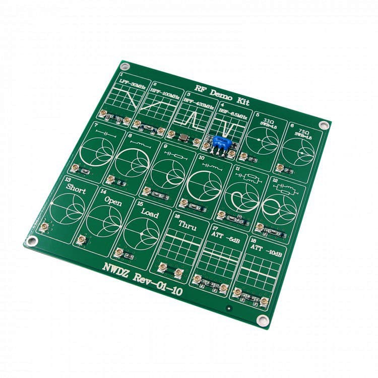 RF DEMO KIT - płytka kalibracyjna np. do analizatorów antenowych (VNA), NanoVNA