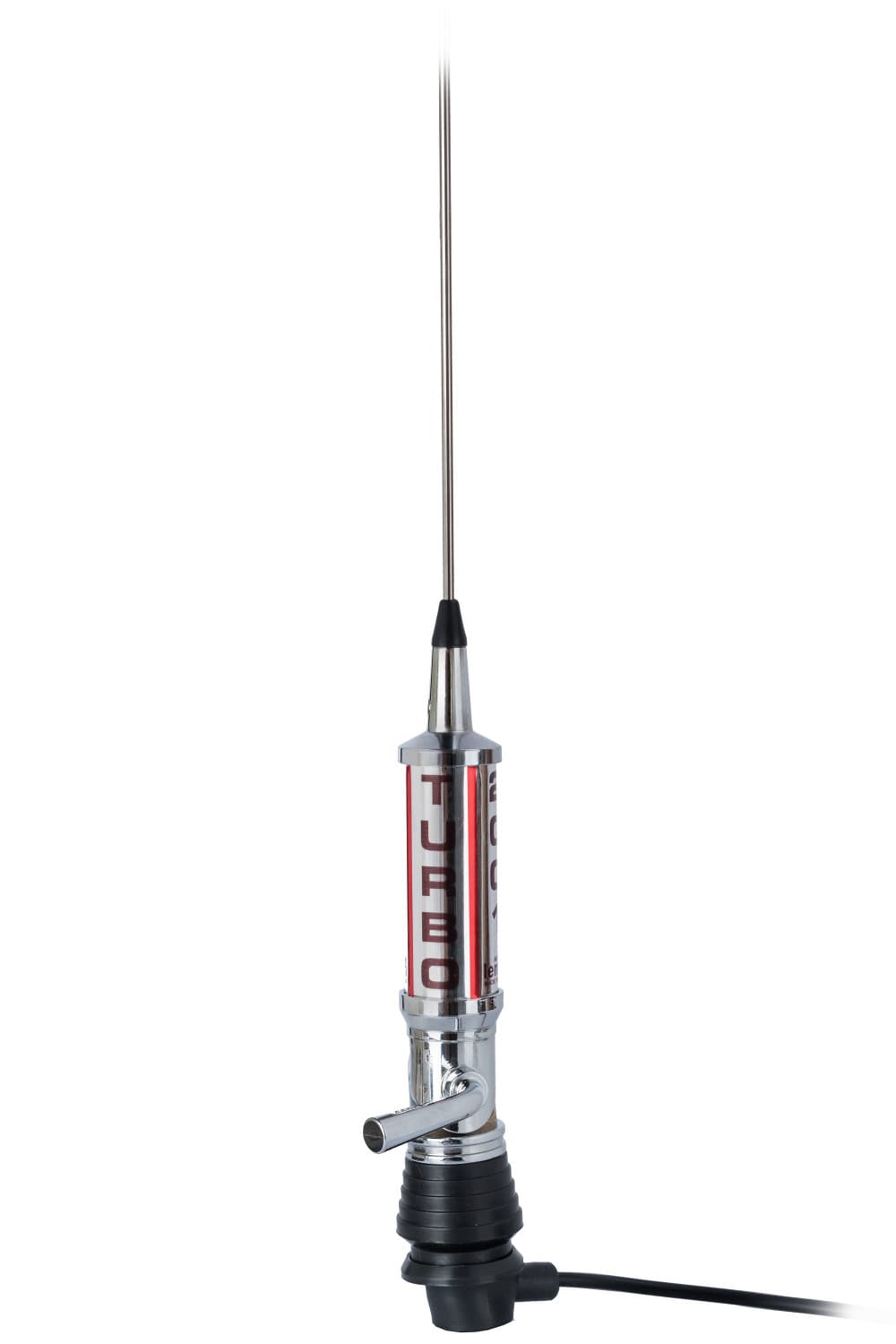LEMM AT-2001 TURBO SILVER Antena CB montażowa 200 cm kabel 4m (Lemm AT2001 Turbo)