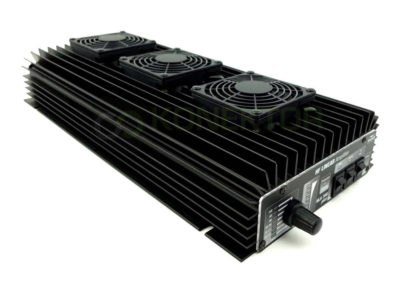 RM HLA 300V BLACK wzmacniacz mocy HF 300W/550W, 6 filtrów dolnoprzepustowych, aktywne chłodzenie
