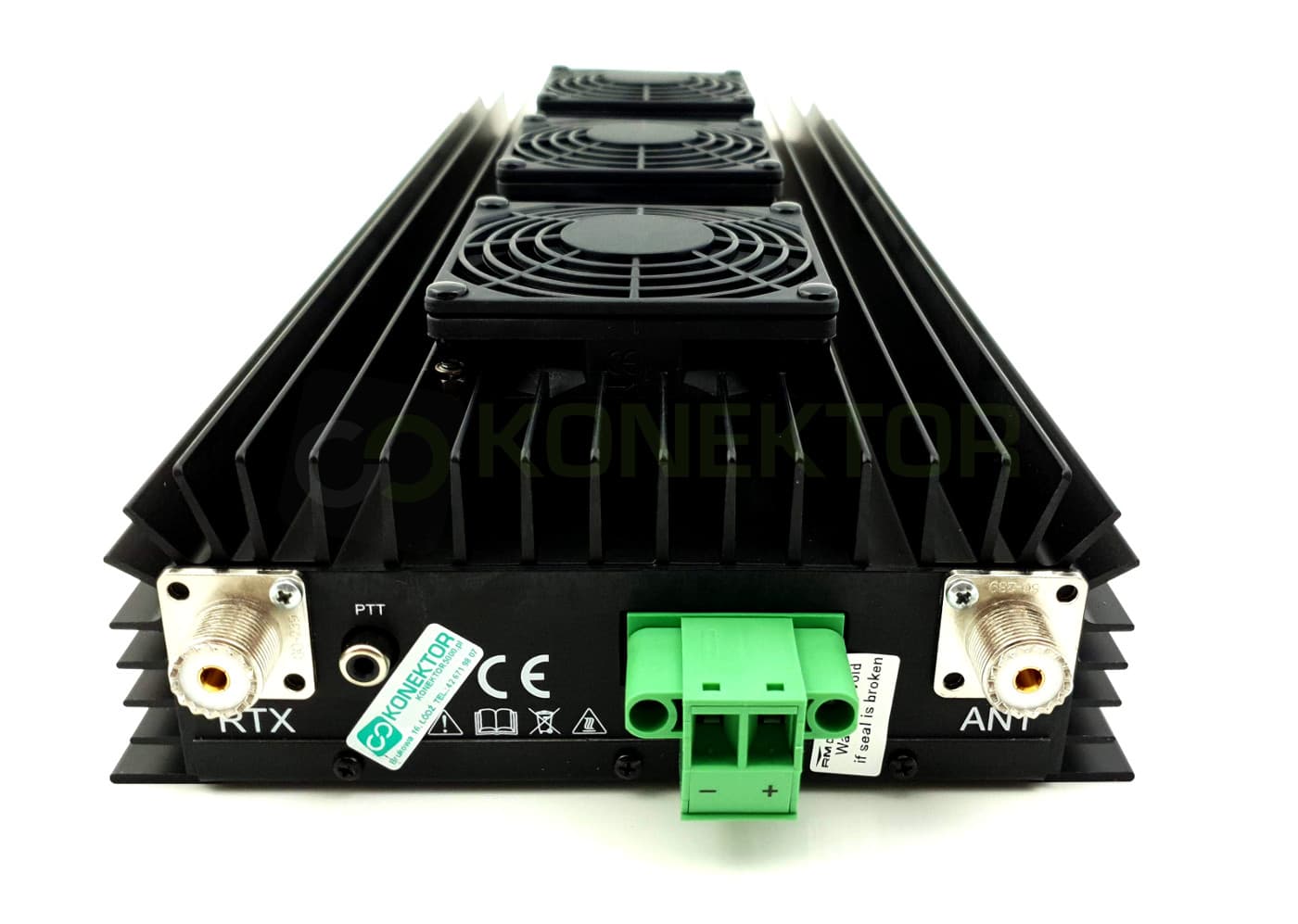 RM HLA 300V BLACK wzmacniacz mocy HF 300W/550W, 6 filtrów dolnoprzepustowych, aktywne chłodzenie