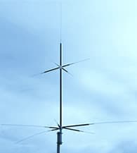 Diamond CPVU8 antena pionowa KF/VHF/UHF wielopasmowa 3.5~440MHz długość 270cm (podobna do CP-6SR)