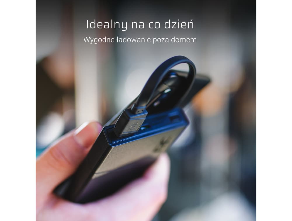 Kabel przewód zasilający USB-C / USB 25cm PŁASKI wygodny!! wsparcie QuickCharge SUPERJAKOŚĆ Green Cell GCmatte