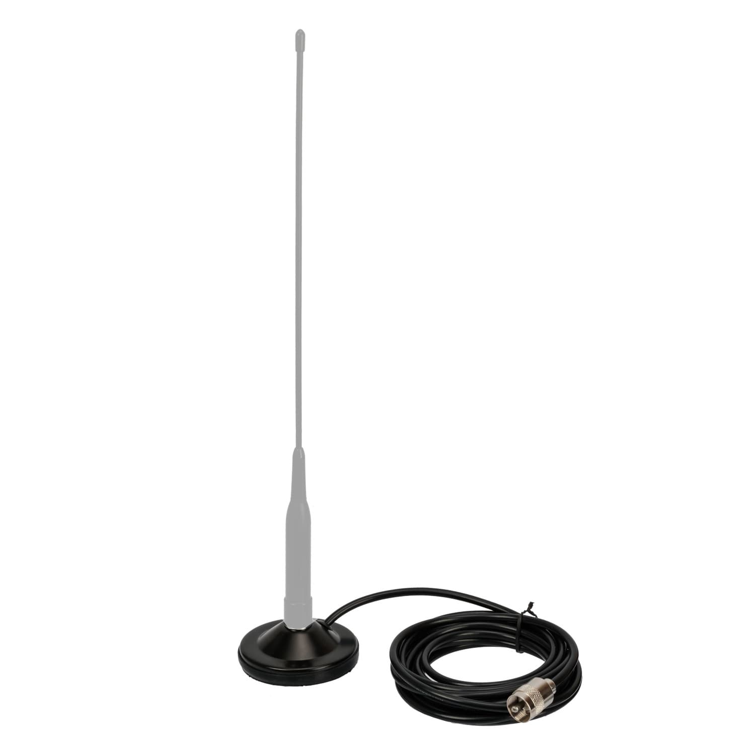 RADIORA R2 Black antena VHF/UHF, długość 37cm złącze PL, elastyczny promiennik - np. do Baofeng, Wouxun, TYT, skanerów SDR itp.
