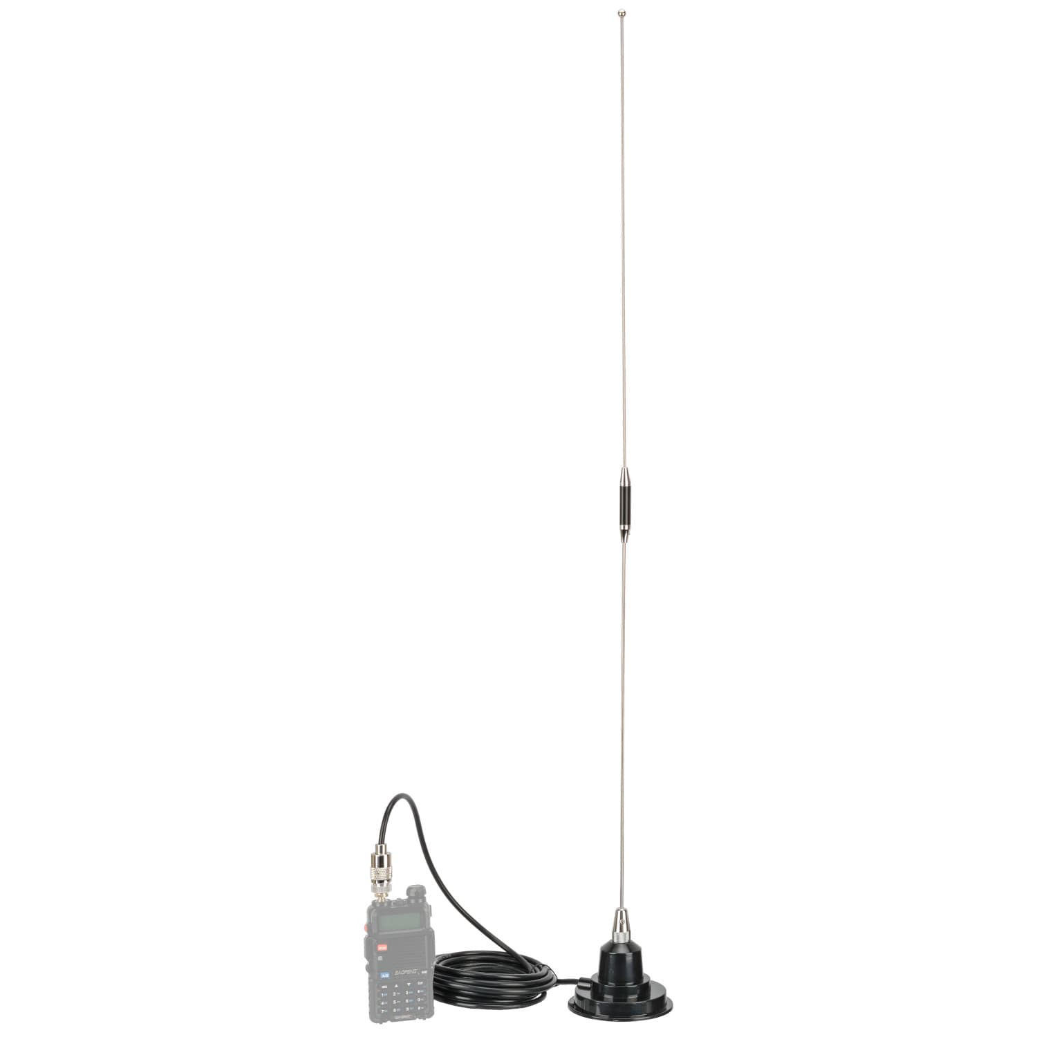 MOONRAKER MAG-270D antena na magnesie VHF/UHF długość 83cm, kabel 4m, wtyk UC-1 (dual band 144/430MHz)