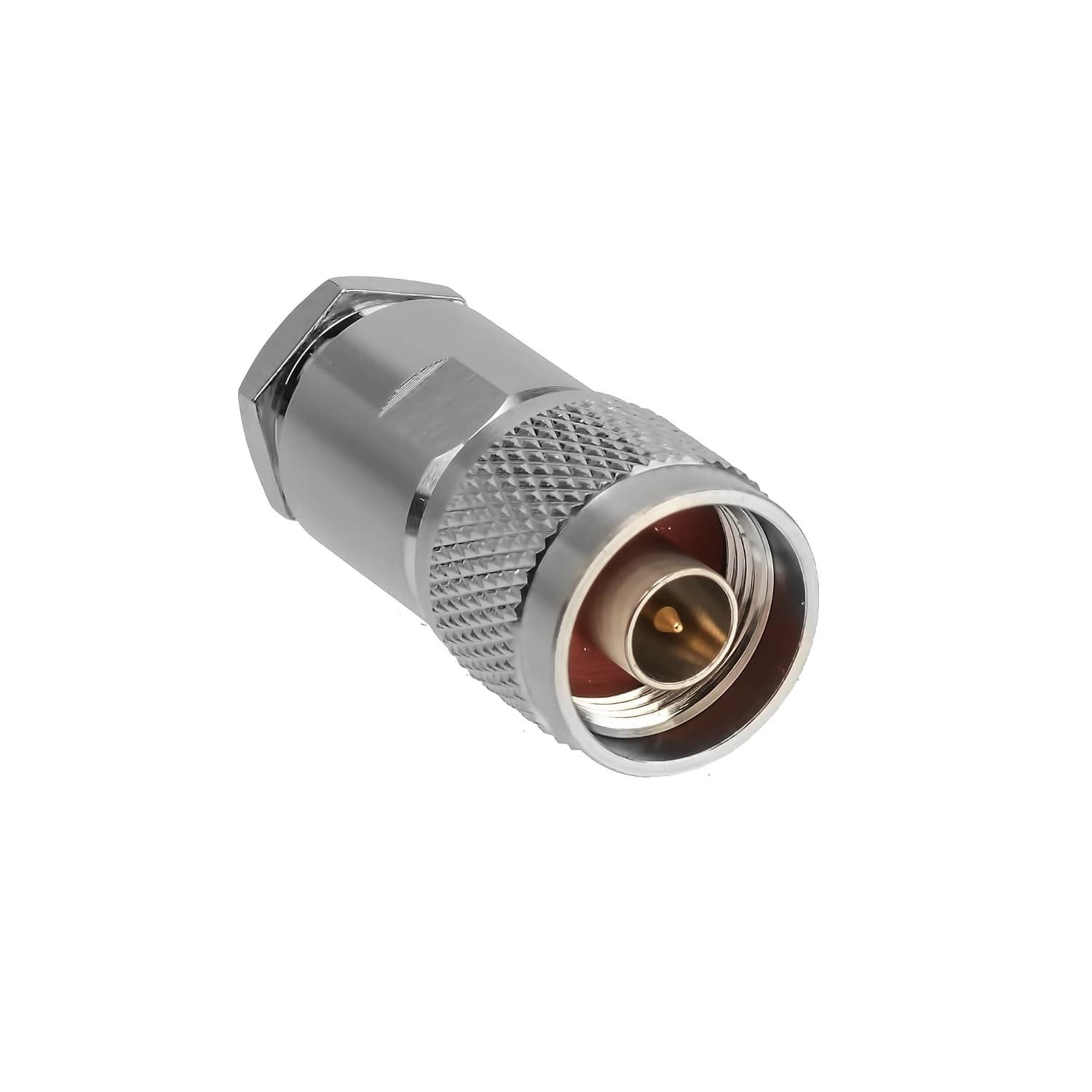 Wtyk N skręcany na przewód RF-5, H-155, HyperFlex 5, LMR 240 PTFE/Gold RADIORA