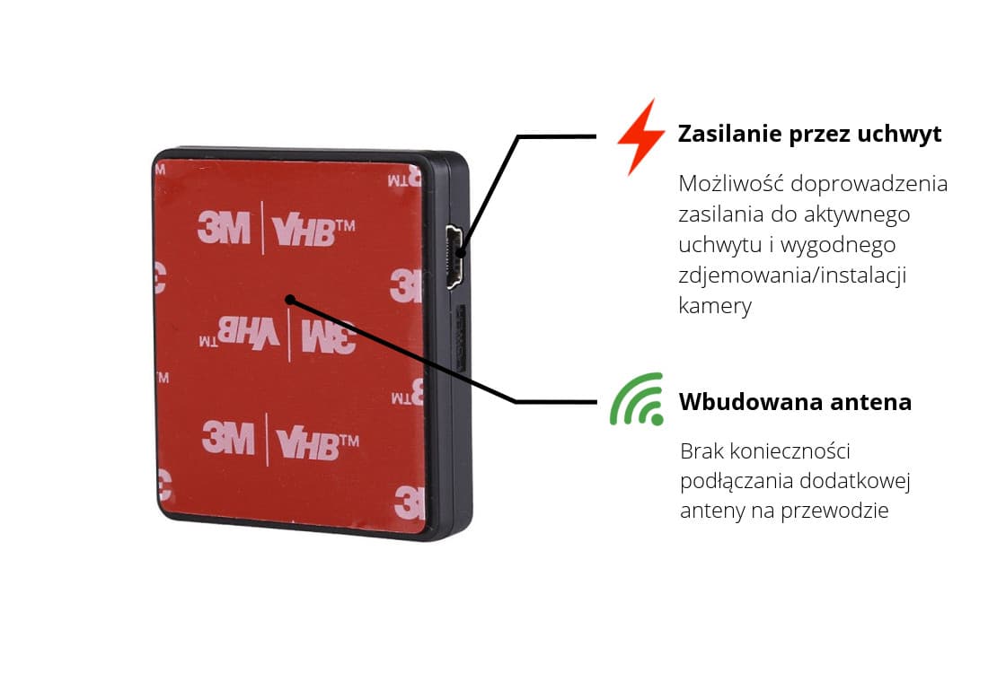 VIOFO Moduł GPS do kamer samochodowych z serii A129 - uchwyt GPS