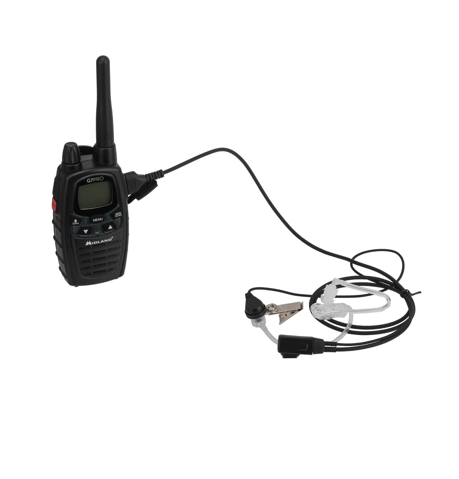 RADIORA MIC-MID1 mikrofonosłuchawka z fonowodem 2-pin L np. Midland Alan 42, G5, G6, G7, G9, Albrecht AE 2990 itp.