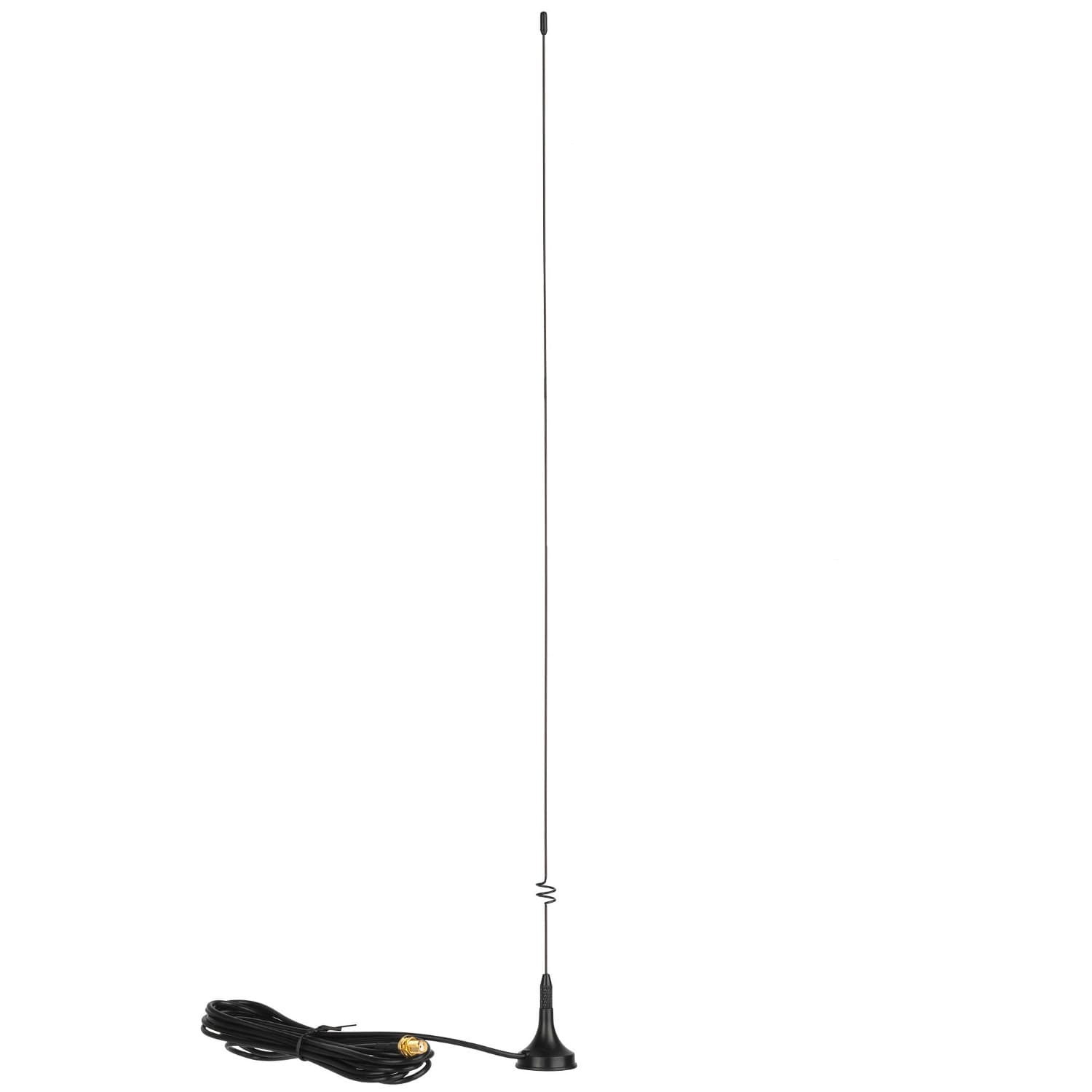 RADIORA UT-108 SMA-F 50cm dyskretna antena samochodowa do krótkofalówek VHF/UHF, skanerów, SDR np. Baofeng UV-5R, UV-82, Yaesu FT-4XE