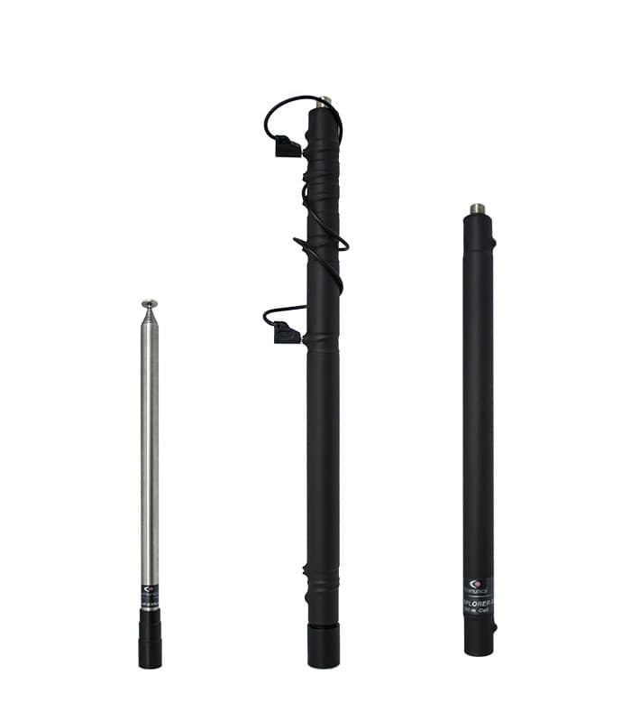 KOMUNICA HF EXPLORER MINI antena KF 12-pasmowa (160/80/40/30/20/17/15/12/10/6/2m + airband) długość ok. 32-272cm złącze PL QRP, SOTA
