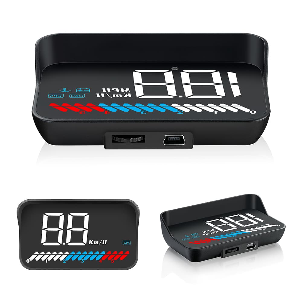 Wyświetlacz Head-Up Display M7 projektor HUD 3.5" do Twojego auta - OBD-2 + GPS
